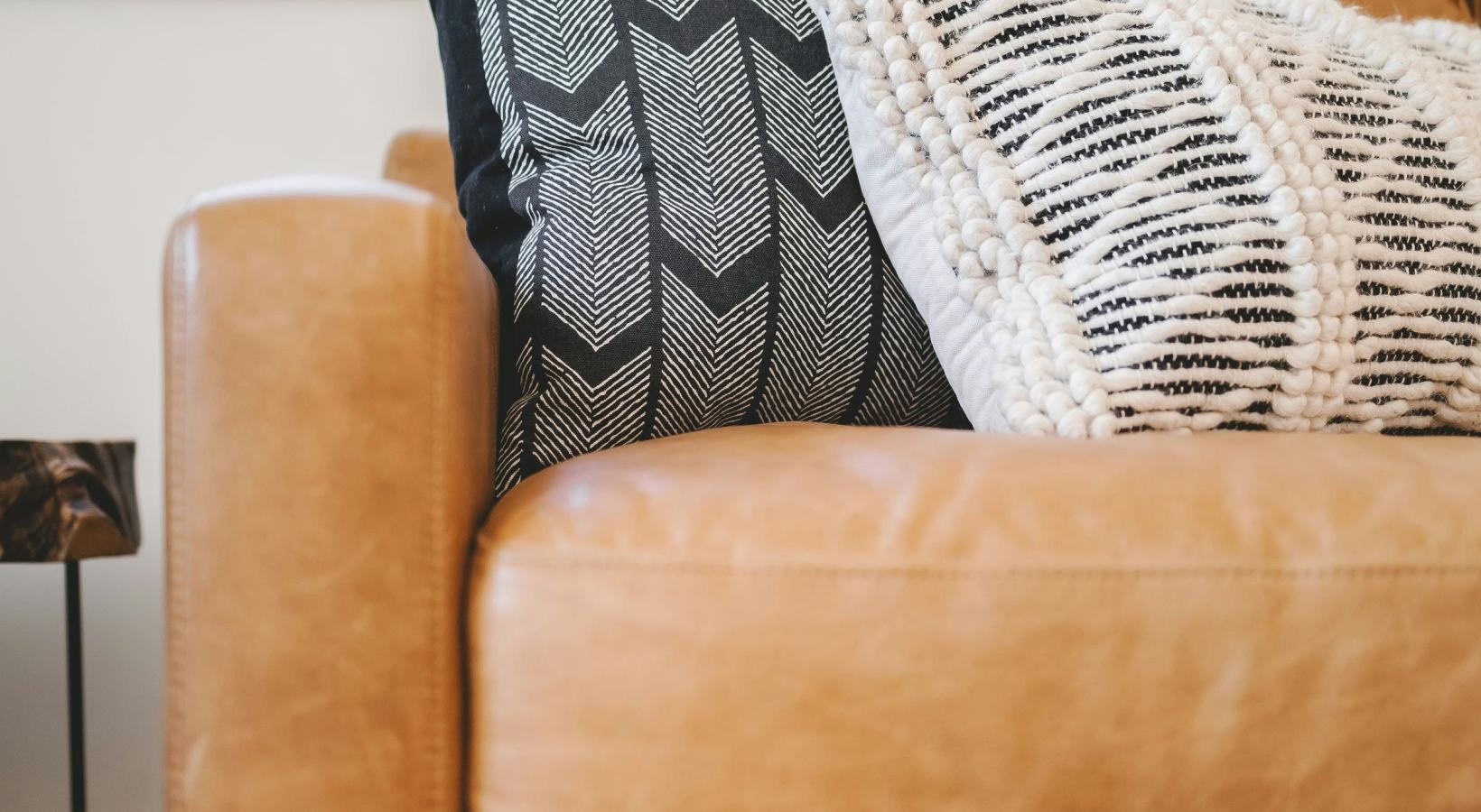 a chair with a pillow on it